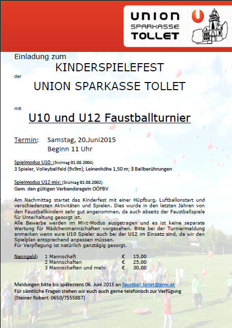 Jugendturnier 2015